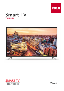 Manual de uso RCA TS55UHD Televisor de LED