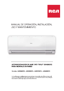 Manual de uso RCA LSX6000FC Aire acondicionado