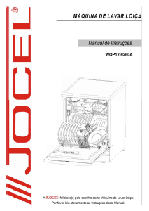 Manual Jocel WQP12-9260A Máquina de lavar louça