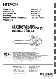 Manual Hitachi CS 30EG Motosserra