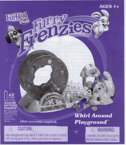 Manual Hasbro Furreal Friends Furry Frenzies Whirl Around Playground