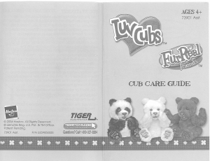 Manual Hasbro Furreal Friends Luv Cubs