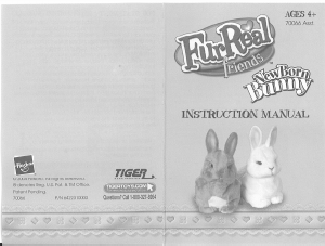 Manual Hasbro Furreal Friends Newborn Bunny