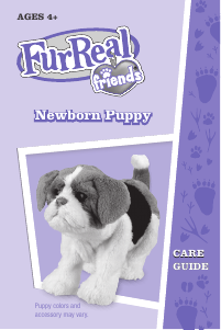 Manual Hasbro Furreal Friends Newborn Puppy Standing Up