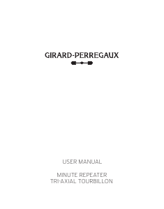 Handleiding Girard-Perregaux 99830-21-000-BA6A Bridges Horloge