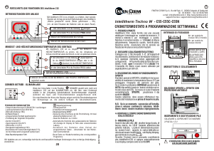 Bedienungsanleitung Fantini Cosmi C55 Intellitherm Techno W Thermostat