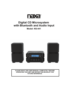 Handleiding Naxa NS-441 Stereoset