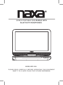 Manual de uso Naxa NPD-1004 Reproductor DVD