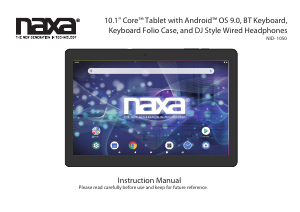 Handleiding Naxa NID-1050 Tablet