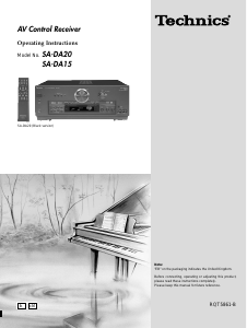 Handleiding Technics SA-DA15 Receiver