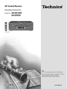 Handleiding Technics SA-DX1050 Receiver