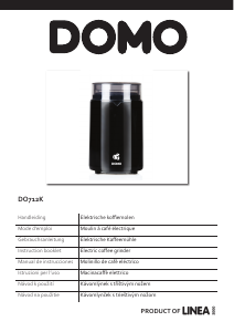 Manual Domo DO712K Coffee Grinder