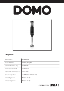 Mode d’emploi Domo DO9206M Mixeur plongeant