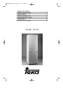 Manual de uso Teka NF 350 Frigorífico combinado