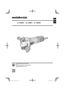 Manual de uso Metabo G 10SR4 Amoladora angular