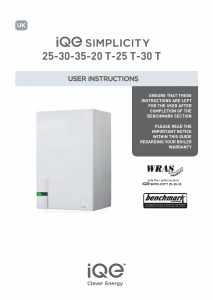 Manual iQE Simplicity 25 T Gas Boiler