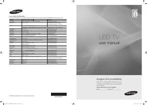 Bedienungsanleitung Samsung UE55C8790XS LED fernseher