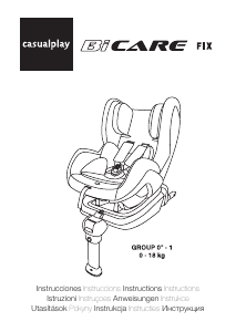 Manual Casualplay Bicare Fix Cadeira auto