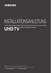 Bedienungsanleitung Samsung HG55EJ670UB LED fernseher
