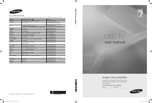 Manual Samsung UE46C7700WS LED Television