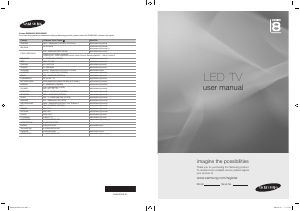 Handleiding Samsung UE46B8090XP LED televisie