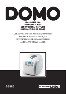 Handleiding Domo B3985 Broodbakmachine