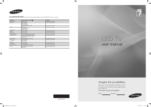 Handleiding Samsung UA46B7000WR LED televisie