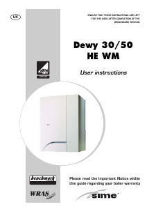 Handleiding Sime Dewy 50 HE WM Geiser