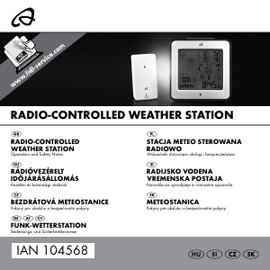 Használati útmutató Auriol IAN 104568 Meteorológiai állomás