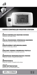 Manuál Auriol IAN 103868 Meteostanice