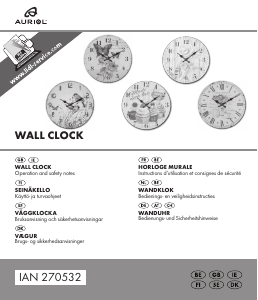 Manual Auriol IAN 270532 Clock