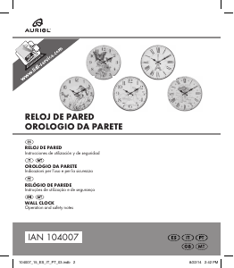 Manuale Auriol IAN 104007 Orologio