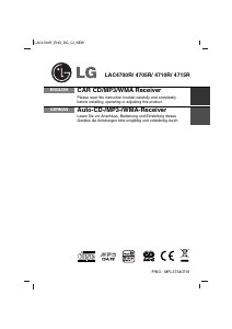 Handleiding LG LAC4700R Autoradio