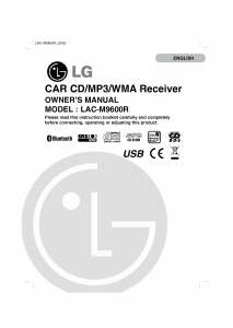 Handleiding LG LAC-M9600R Autoradio