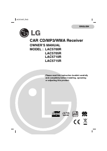 Manual LG LAC5700R Car Radio