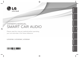Manual LG LCS320UB Car Radio