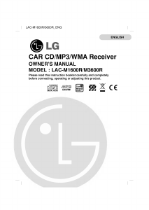 Bruksanvisning LG LAC-M6600R Bilradio