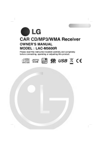 Handleiding LG LAC-M5600R Autoradio