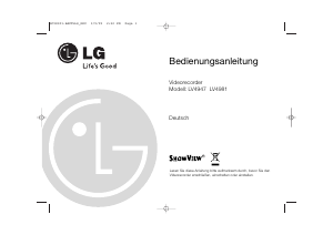 Bedienungsanleitung LG LV4981 ShowView Videorecorder