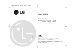 Handleiding LG LV3265 Videorecorder