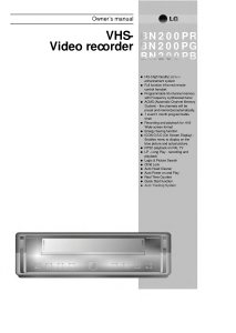 Manual LG BN200PR Video recorder