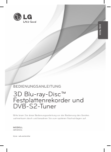 Bedienungsanleitung LG HR590S Blu-ray player