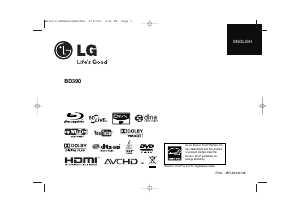 Manual LG BD390 Blu-ray Player