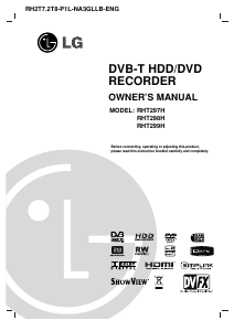 Manual LG RHT299H DVD Player