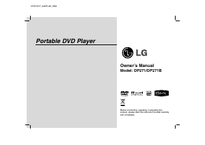 Manual LG DP271B DVD Player