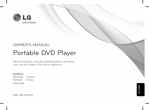 Manual LG DP561B DVD Player