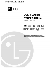 Manual LG DV9900 DVD Player