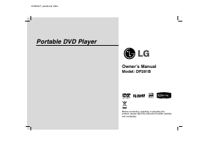 Manual LG DP281B DVD Player