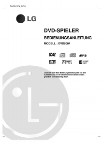 Bedienungsanleitung LG DVD5084 DVD-player