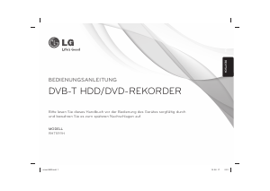 Bedienungsanleitung LG RHT599H DVD-player